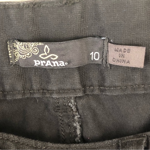 Prana Pants Womens 10 Espresso Brown Elena Cargo Low Rise Straight Leg Hiking - Picture 3 of 16